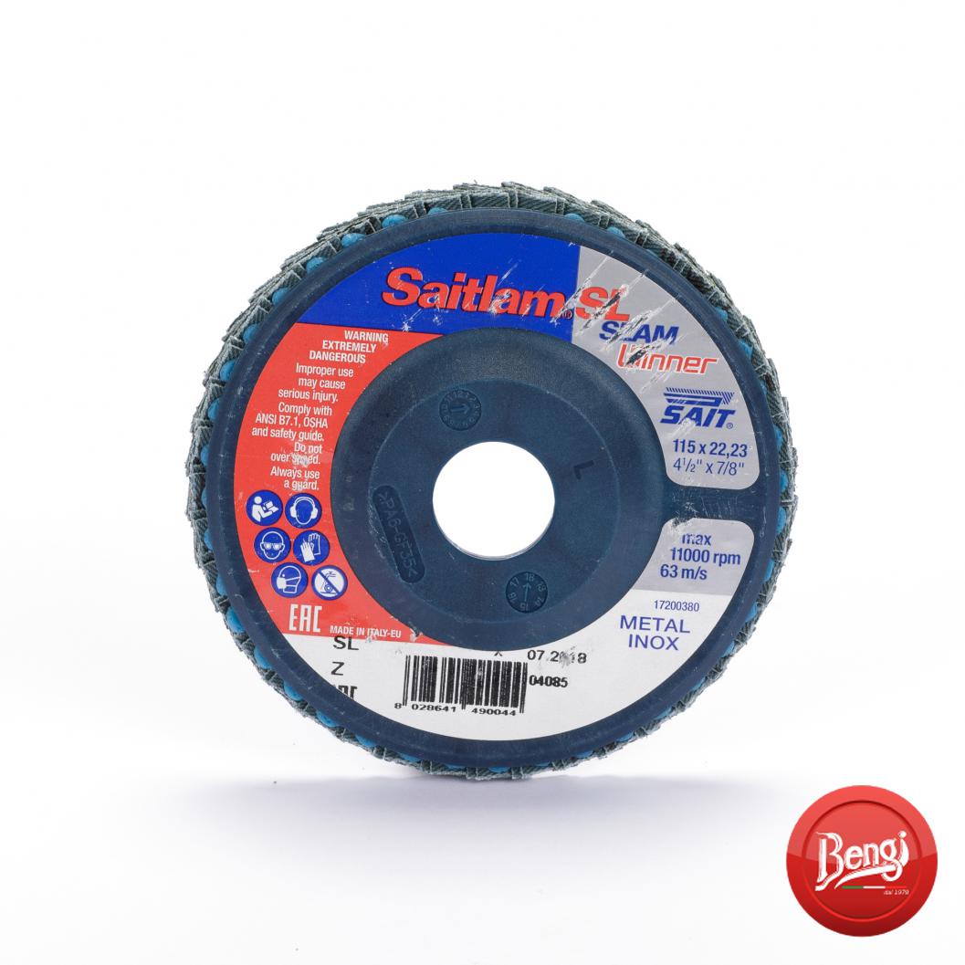 Disque Abrasif Lamellaire TE 115mm Saitlam Sait - Lot De 10 Pièces